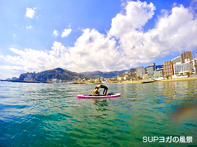 SUPヨガの風景